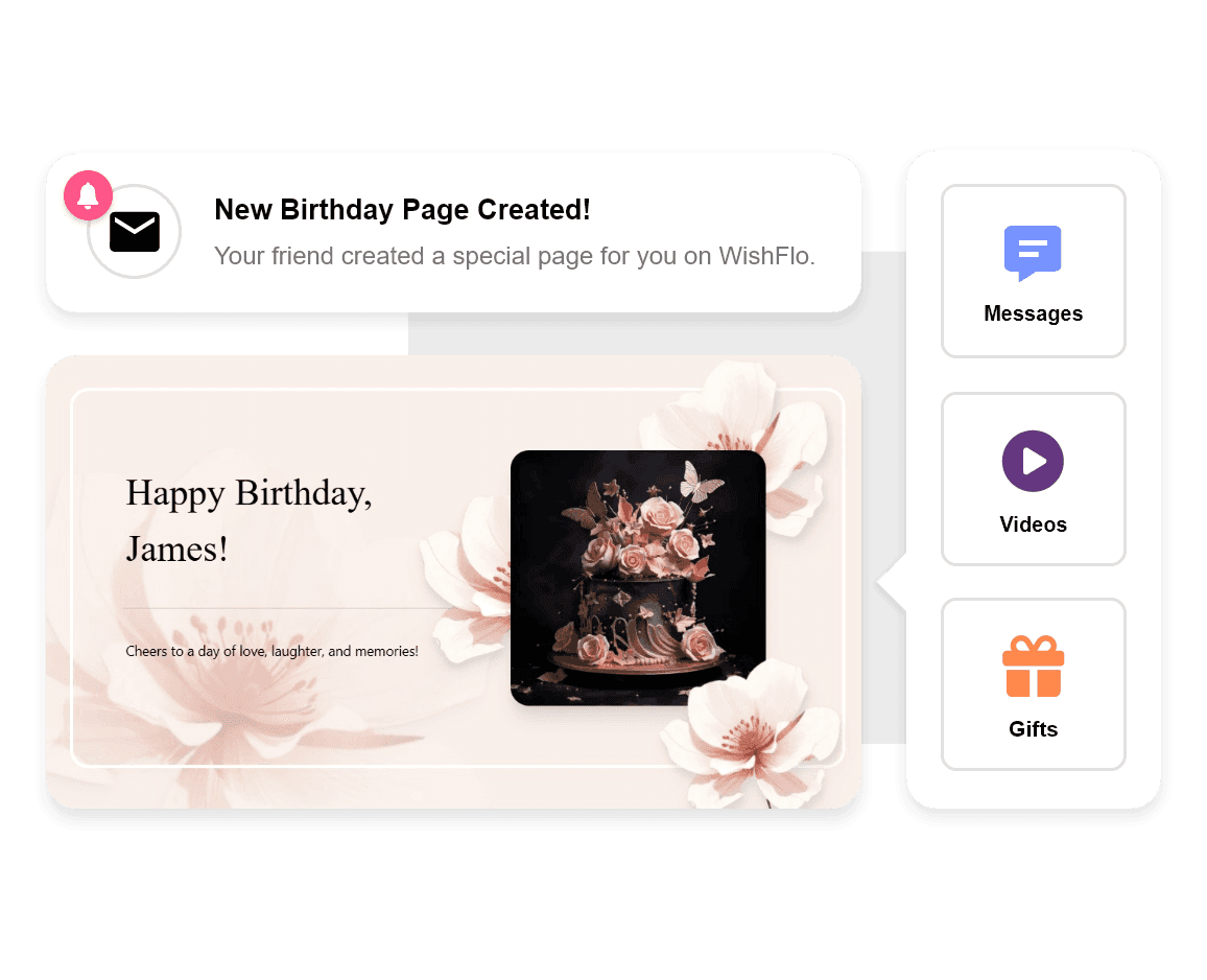 Celebrant Receives the Suprise